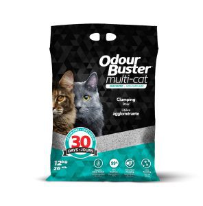 Odour Buster Multi-Cat clumping cat litter for multi-cat households